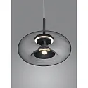 pendant luminaire SICA 1 flame IP20, black matt dimmable