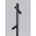 Helestra LED Stehleuchte CONI, 2-flammig, stabförmig, 18W, 2700K, 1780lm, IP20, dimmbar, mattschwarz