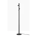 Helestra LED Stehleuchte CONI, 2-flammig, stabförmig, 18W, 2700K, 1780lm, IP20, dimmbar, mattschwarz