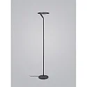 LED Stehleuchte ELARA, mit Ringkopf, 13,5W, 2700K, 920lm, IP20, dimmbar, mattschwarz