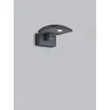LED Wand- und Deckenleuchte LUR, eckig, 10,5W, 3000K, 710lm, IP54, graphit