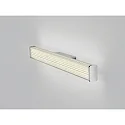 LED Wandleuchte ALLA, rechteckig, 12W, 3000-4000K, 1210lm, IP44, CCT Switch, chrom