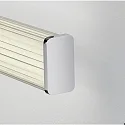 Helestra LED Wandleuchte ALLA, rechteckig, 18W, 3000-4000K, 1620lm, IP44, CCT Switch, chrom