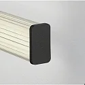Helestra LED Wandleuchte ALLA, rechteckig, 18W, 3000-4000K, 1620lm, IP44, CCT Switch, mattschwarz