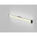 LED Wandleuchte ALLA, rechteckig, 24W, 3000-4000K, 1890lm, IP44, CCT Switch, mattschwarz