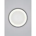 Helestra wall and ceiling luminaire TYRA LED IP20, black, white dimmable