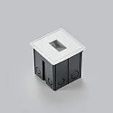 Helestra LED Außen-Einbauleuchte LES, rechteckig, 4W, 3000K, 170lm, IP65, mattweiß