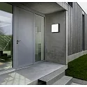 LED Außenwandleuchte SCALA, IP44, 32 x 32cm, 27W 3000K 1790lm, Acryl-Diffusor, graphit