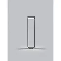 LED Pollerleuchte LUZ 44, IP54, direkt / indirekt (Kopf 350° drehbar), 9W 2700K 850lm, CRi >90, dimmbar, graphit / satiniert