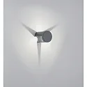 Helestra outdoor wall luminaire SKY indirect IP54, graphite 