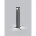 Pollerleuchte SKY, IP65, 75cm, Lichtaustritt 3-seitig, direkt / indirekt, 18W 3000K 1120lm, CRi >90, schaltbar, graphit
