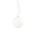 Pendant luminaire MAPA BIANCO SP1 D30, E27, Ø 30cm, white