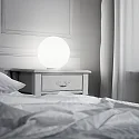 Ideal Lux Tischleuchte MAPA BIANCO TL1 D30, E27, Ø 30cm, weiß