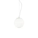 Pendant luminaire MAPA BIANCO SP1 D20, E27, Ø 20cm, white