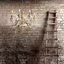 Ideal Lux Kronleuchter FIRENZE SP8, 8-flammig, E14, Antik weiß