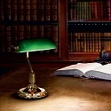 Tischleuchte LAWYER TL1, E27, Messing antik