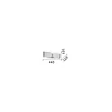 Ideal Lux Wandleuchte CLIP AP2 SMALL ARGENTO, 2-flammig, E27, Weiß