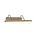 Wall luminaire MIRROR-10 AP4 Mirror luminaire, 4x G9, 40W, antique brass