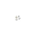 Ideal Lux Wall luminaire DORA AP2, 2 flames, E14, antique gold
