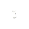 Ideal Lux Stehleuchte DORA PT1, 1-flammig, E27, Gold antik