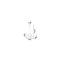 Ideal Lux Pendelleuchte CYLINDER SP1 D40, E27, Ø40cm, Weiß