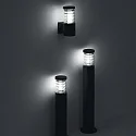 Ideal Lux Outdoor Wandleuchte TRONCO, 1xE27, IP44, IK05, anthrazit
