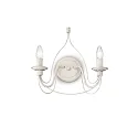 Wall luminaire CORTE AP2, 2 flames, E14, antique white