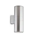 Outdoor luminaire GUN AP2 BIG Wall luminaire, 2 flames, E27, aluminum
