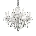 Chandelier FLORIAN SP12, 12 flames, E14, chrome