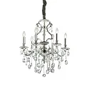 Chandelier GIOCONDA SP6, 6 flames, E14, silver