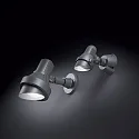 Ideal Lux Außenwandspot TERRA AP1 BIG, 1-flammig, E27, Anthrazit