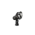 Ideal Lux Outdoor Erdspießstrahler TERRA SMALL, IP65, GU10, schwenkbar, Aluminium, Schwarz