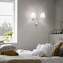 Ideal Lux Wall luminaire PEGASO AP2, 2 flames, E14, white