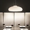 Ideal Lux Pendant luminaire ARIA SP1 D50, E27, Ø50cm, white