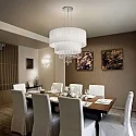 Ideal Lux Pendelleuchte OPERA SP6, 6-flammig, E27, weiß