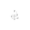 Ideal Lux Pendelleuchte OPERA SP6, 6-flammig, E27, weiß
