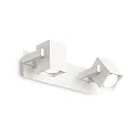 Wand-/Deckenstrahler MOUSE, 2-flammig, GU10, dreh- und schwenkbar, Weiß