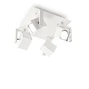 Wand-/Deckenstrahler MOUSE SQUARE, 4-flammig, GU10, dreh- und schwenkbar, Weiß