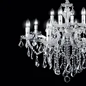 Ideal Lux Chandelier FLORIAN SP18, 18 flames, E14, chrome