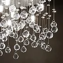 Ideal Lux Ceiling luminaire MOONLIGHT PL15, 15 flames, G9, 40W, chrome