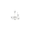Pendant luminaire PASHA\' SP10, 10 flames, E14
