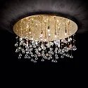 Ideal Lux Deckenleuchte MOONLIGHT PL15, 15-flammig, G9 max. 40W, Gold