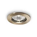 Recessed light JAZZ, IP20, Ø 7.3cm, GU10 max. 50W, burnished
