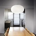Ideal Lux Pendelleuchte CANDY SP1 D50, E27, Ø50cm, weiß