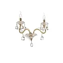 Wall luminaire NEGRESCO AP2, 2 flames, E14, transparent