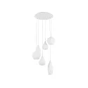 Pendant luminaire SOFT SP6, 6 flames, G9, 40W, white