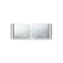 Wandleuchte CLIP AP2 MINI, 2-flammig, G9 max. 40W, Silber