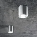 Outdoor Aufbau-Downlight GUN, IP44 IK06, Ø 11cm, GU10, Aluminium / Pyrexglas, anthrazit