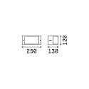 Ideal Lux Wandleuchte REX-1 AP1, E27, Anthrazit
