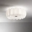 Ideal Lux Deckenleuchte OVALINO PL8, 8-flammig, E27, weiß